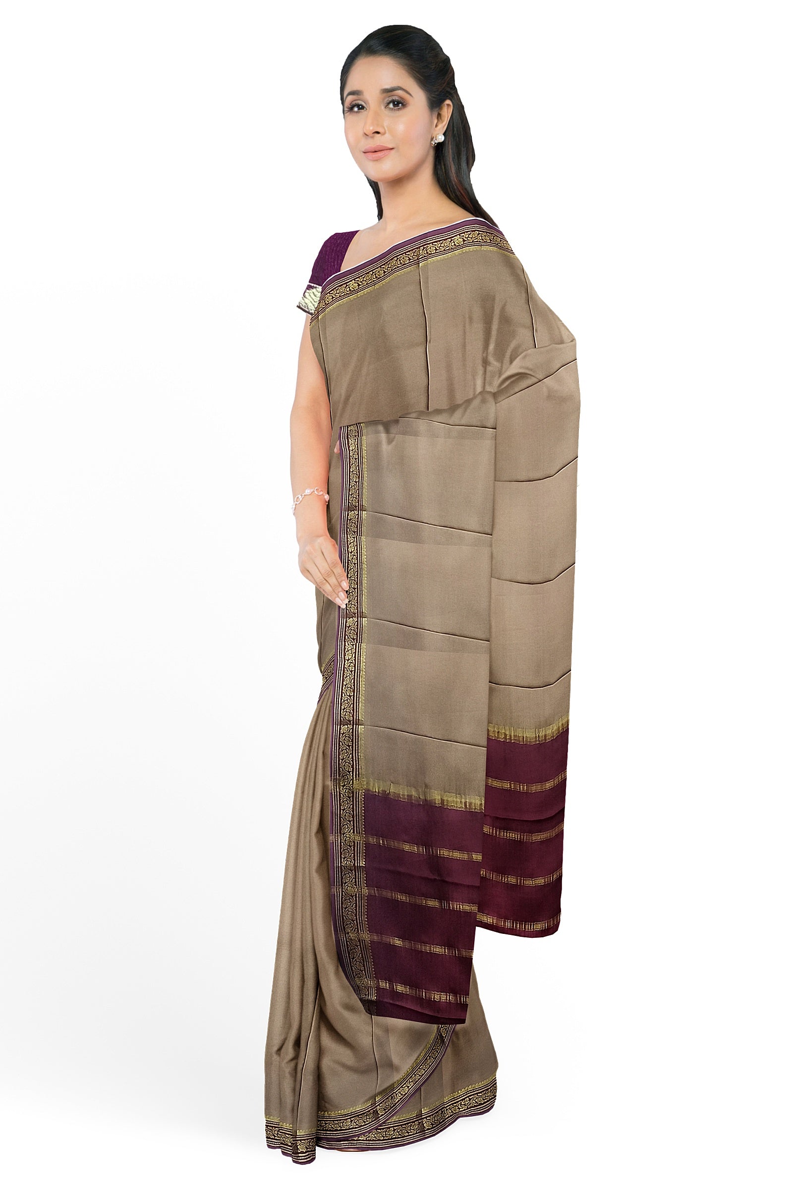 Pure Mysore Silk Crape Sarees