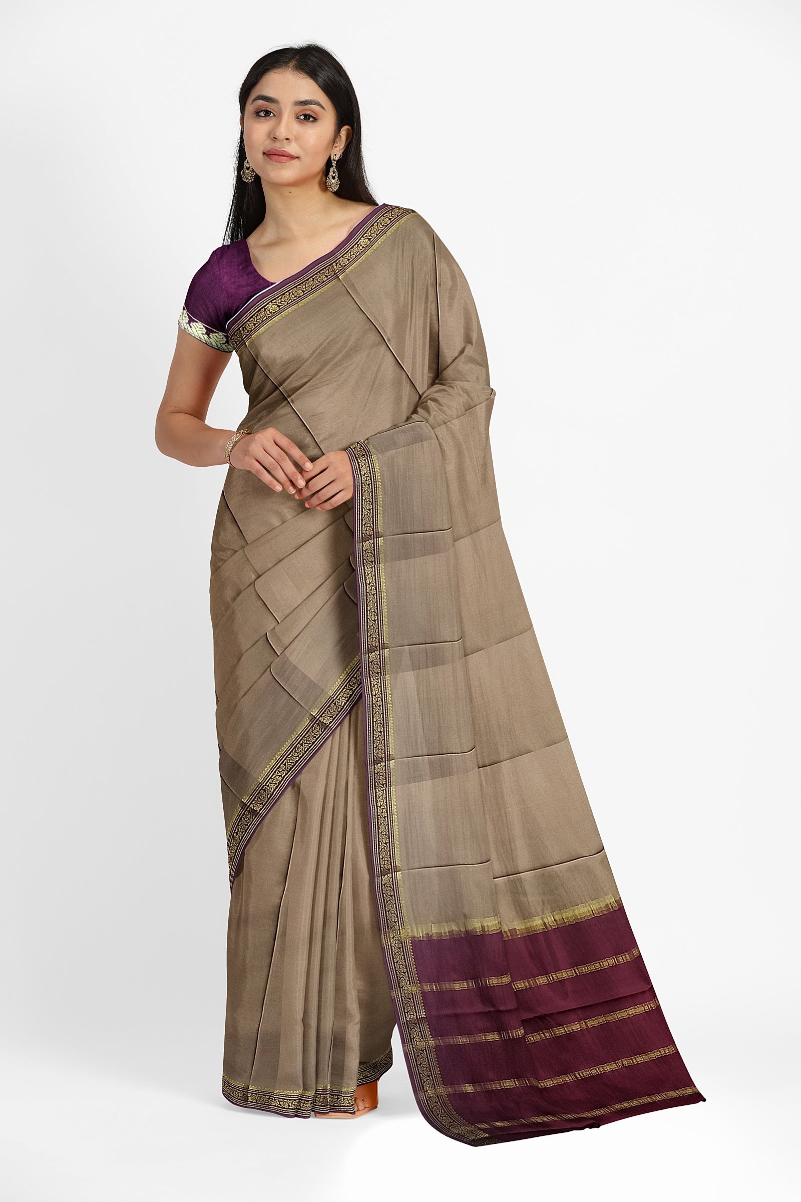 Pure Mysore Silk Crape Sarees