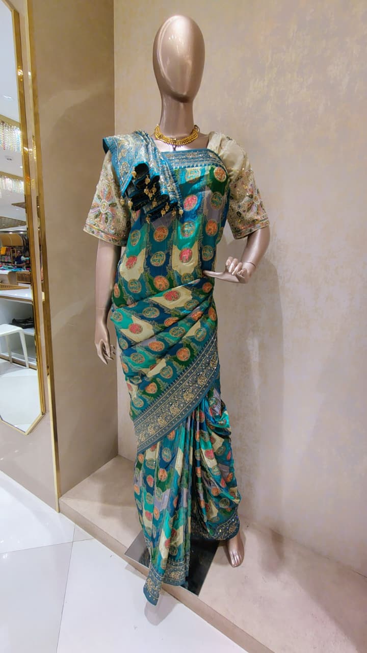 Embroidery Work Sarees