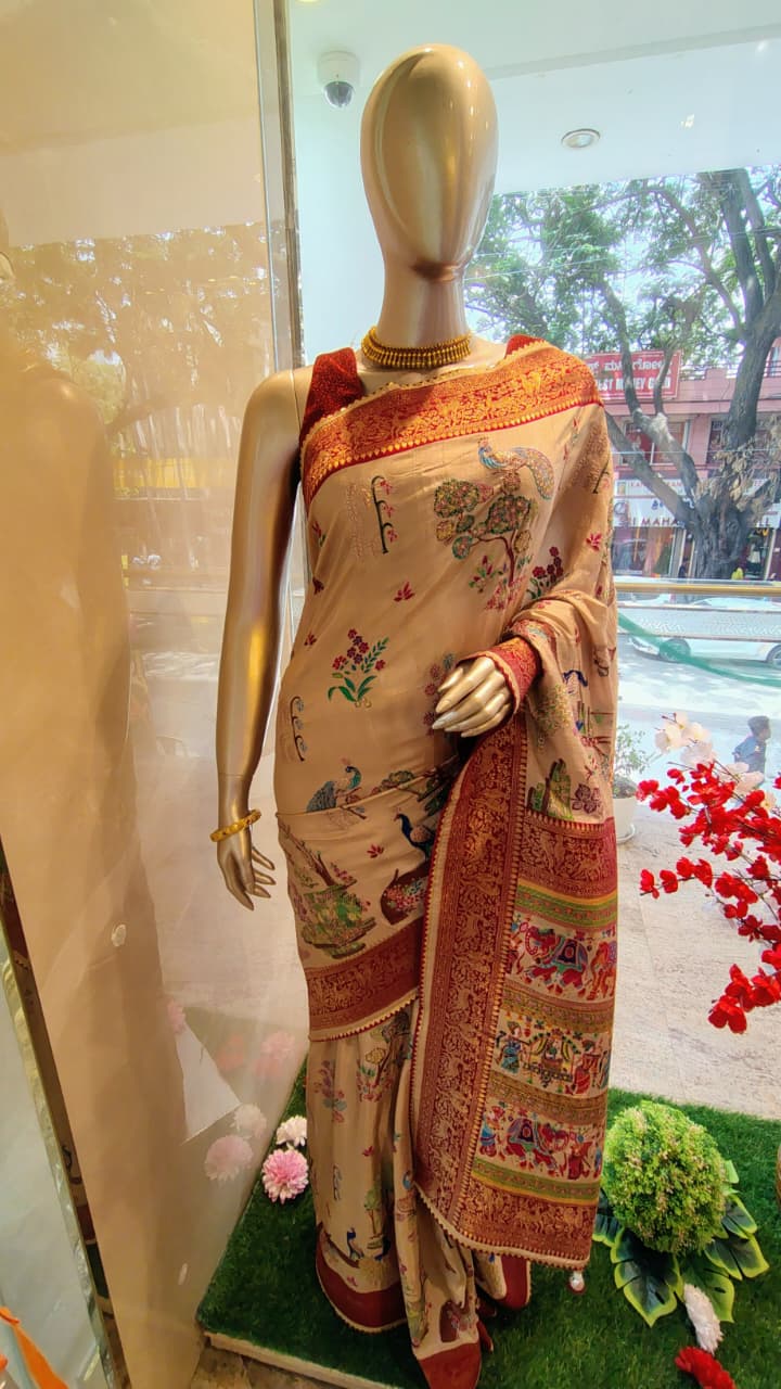 Embroidery Work Sarees