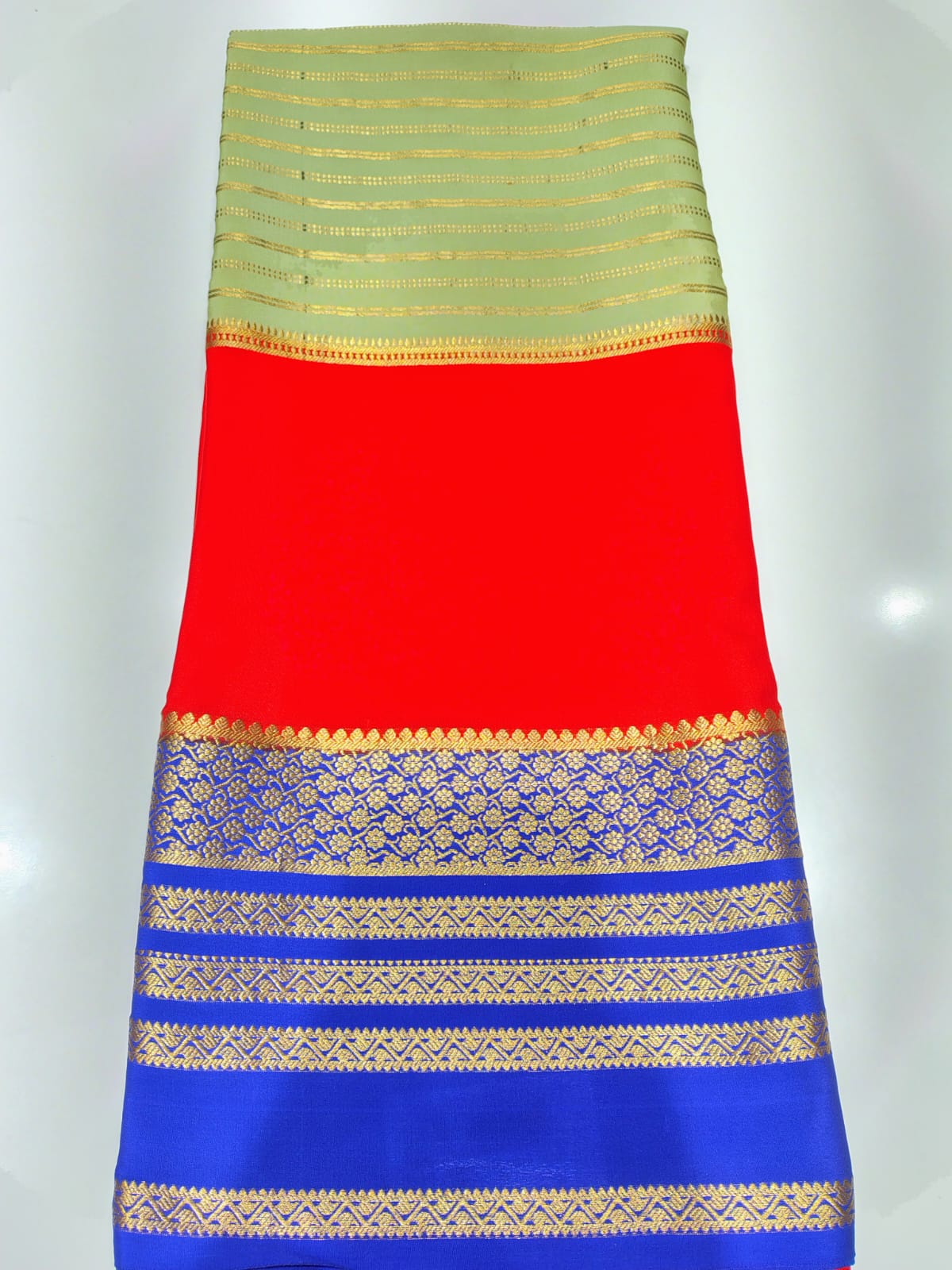 Pure Mysore Silk Saree.