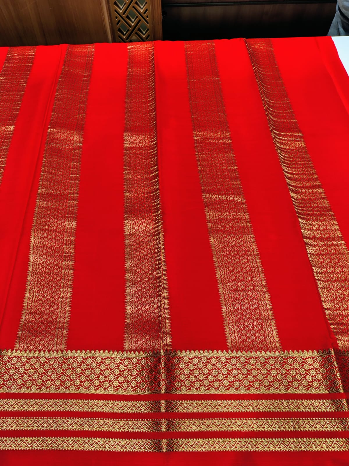 Pure Mysore Silk Saree.