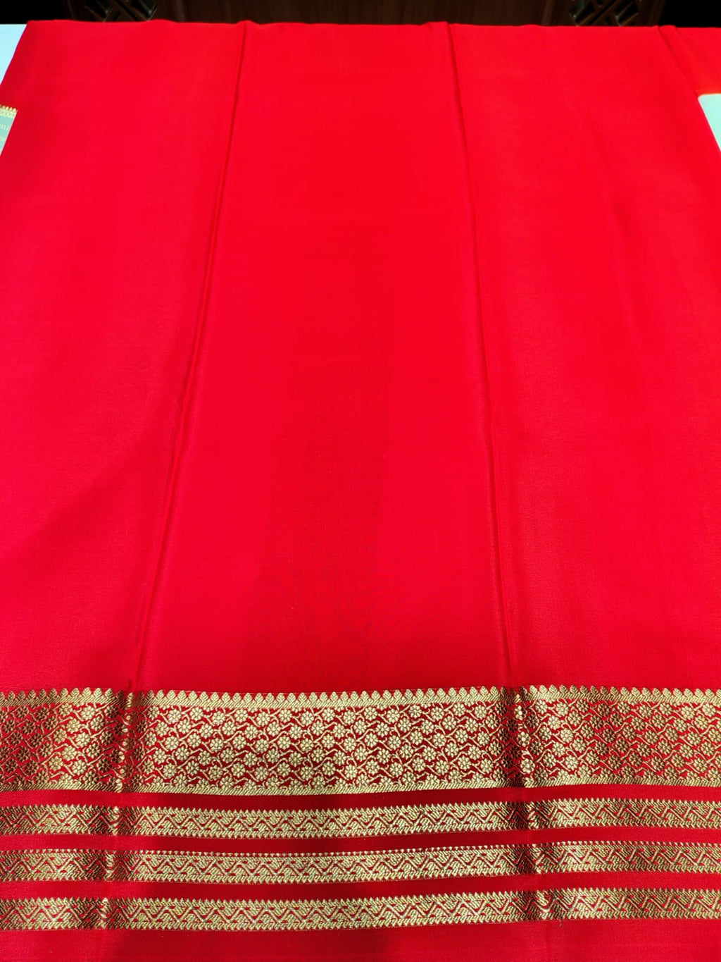 Pure Mysore Silk Saree.