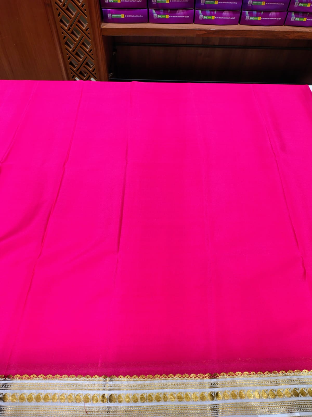 Pure Mysore Silk Saree.