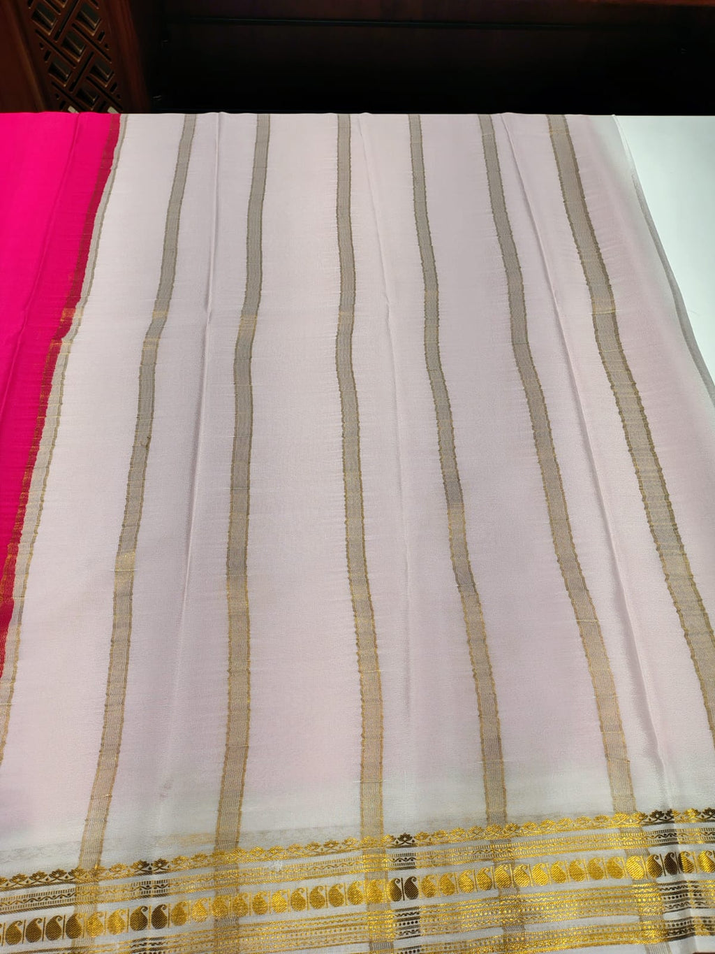 Pure Mysore Silk Saree.