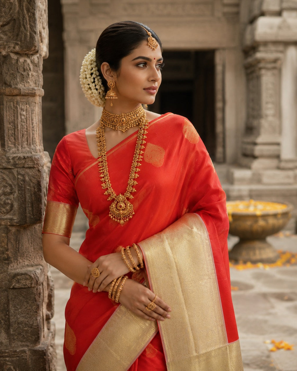 Half Silk Saree
