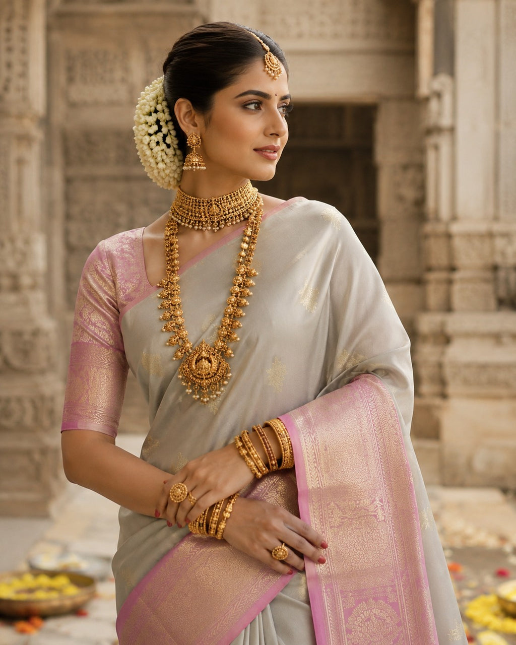 Half Silk Saree