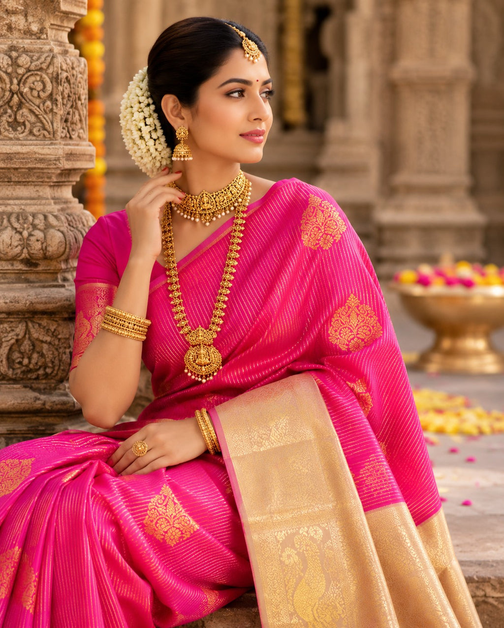 Half Silk Saree
