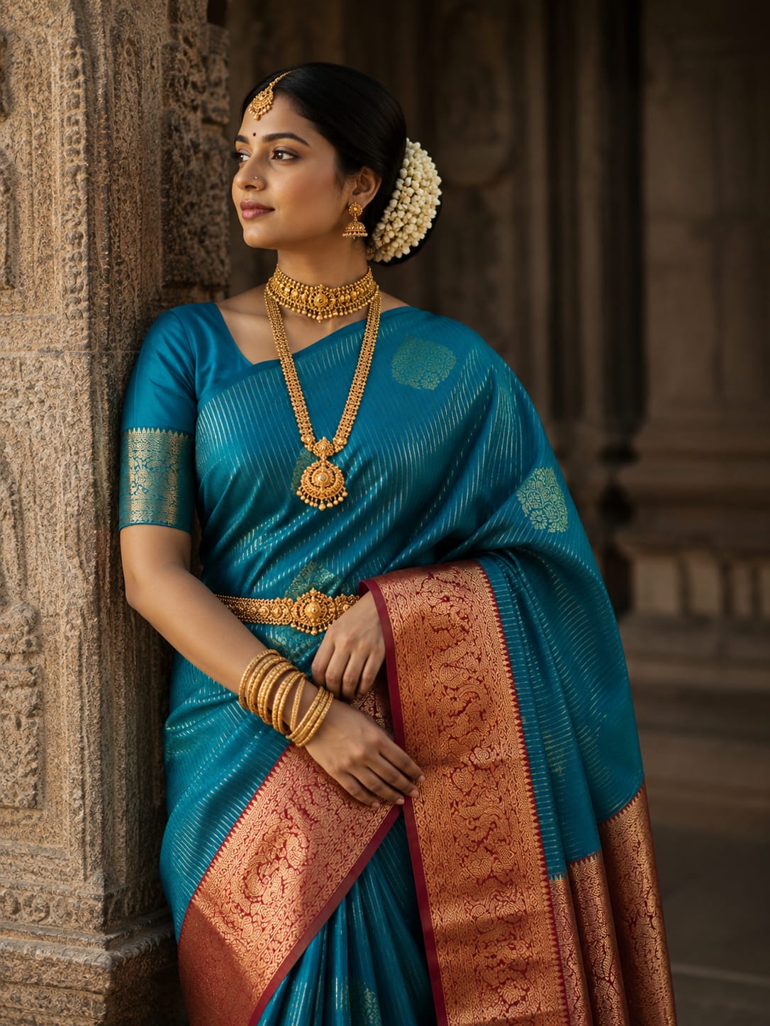 Half Silk Saree