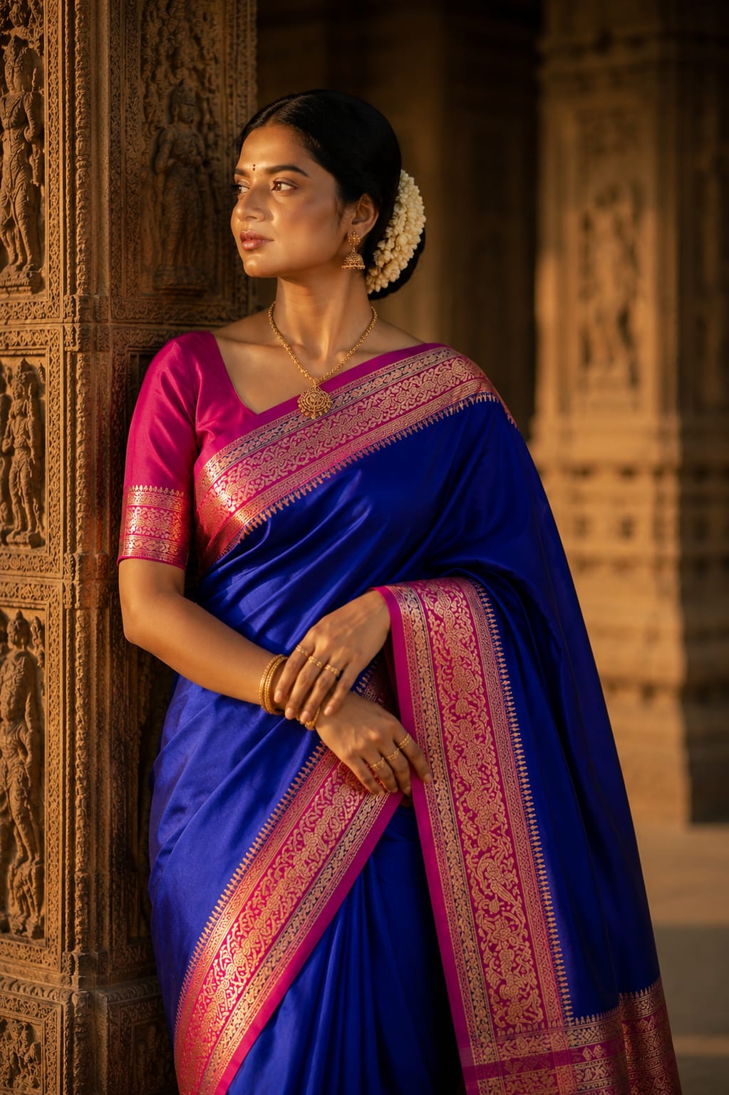 Pure Mysore Silk Saree.