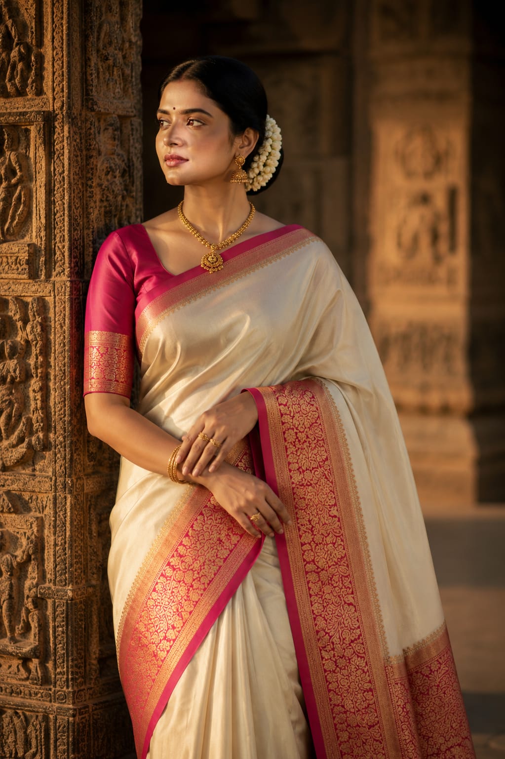 Pure Mysore Silk Saree.