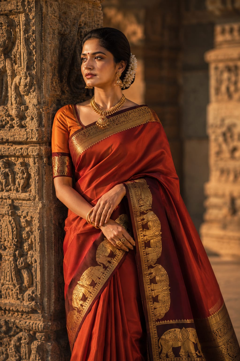 Pure Mysore Silk Saree.