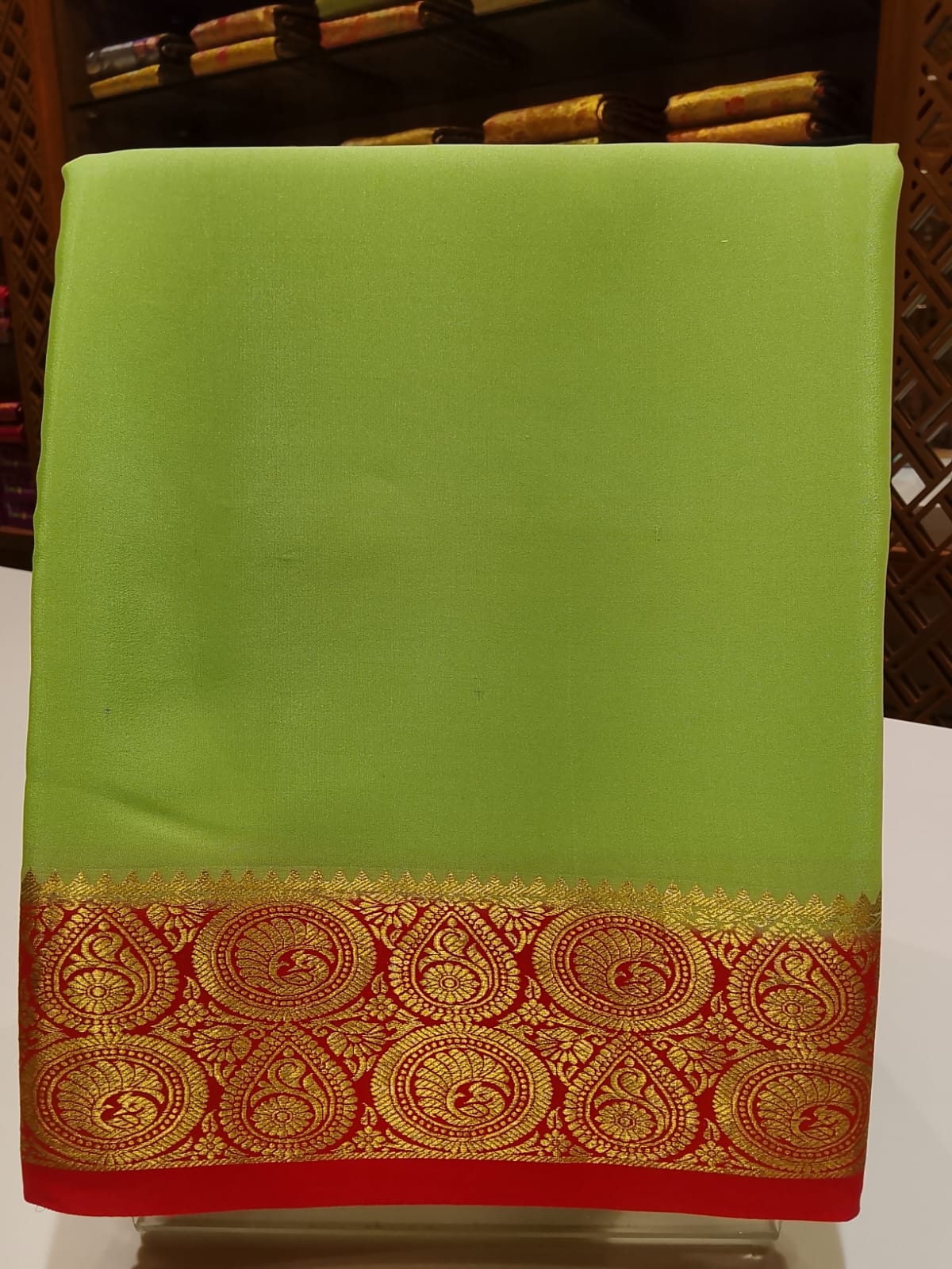 Pure Mysore Silk Saree.