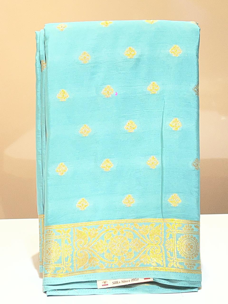 Semi Mysore Silk Saree.