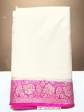 Semi Mysore Silk Saree.