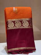 Semi Mysore Silk Saree.