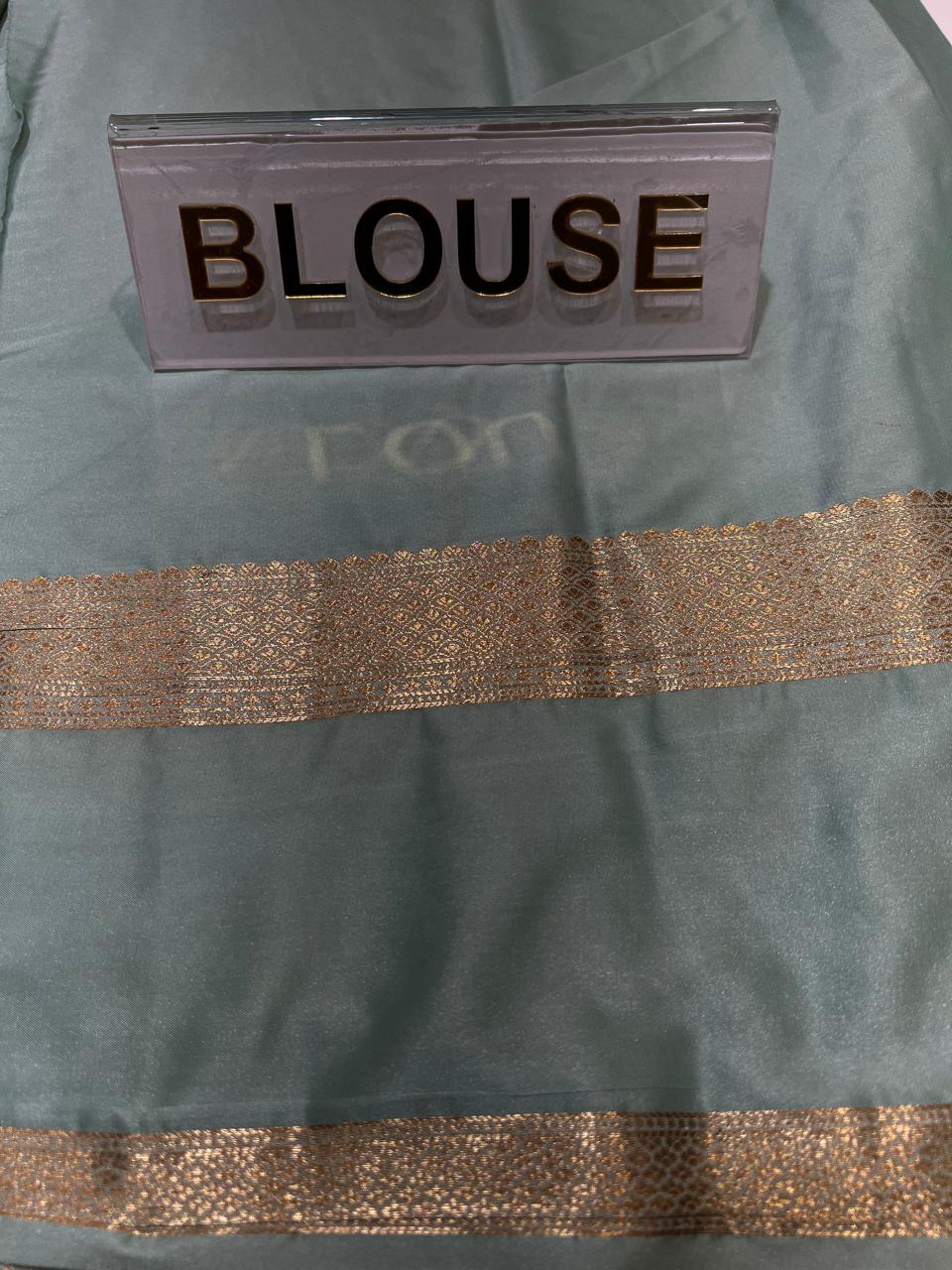 Semi Mysore Silk Saree.