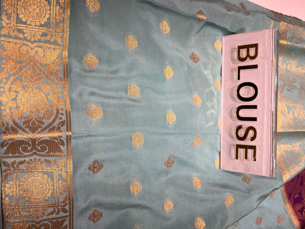 Semi Mysore Silk Saree.