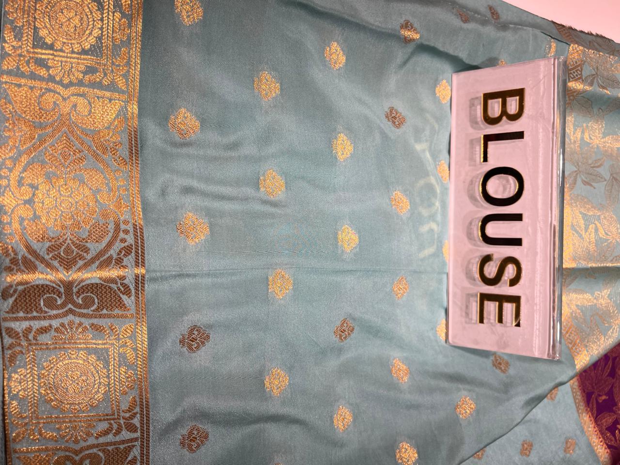 Semi Mysore Silk Saree.