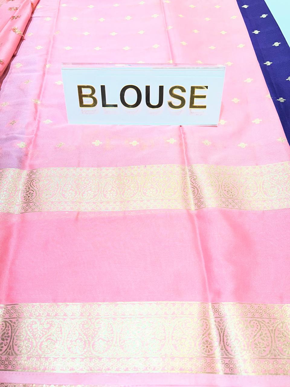 Semi Mysore Silk Saree.