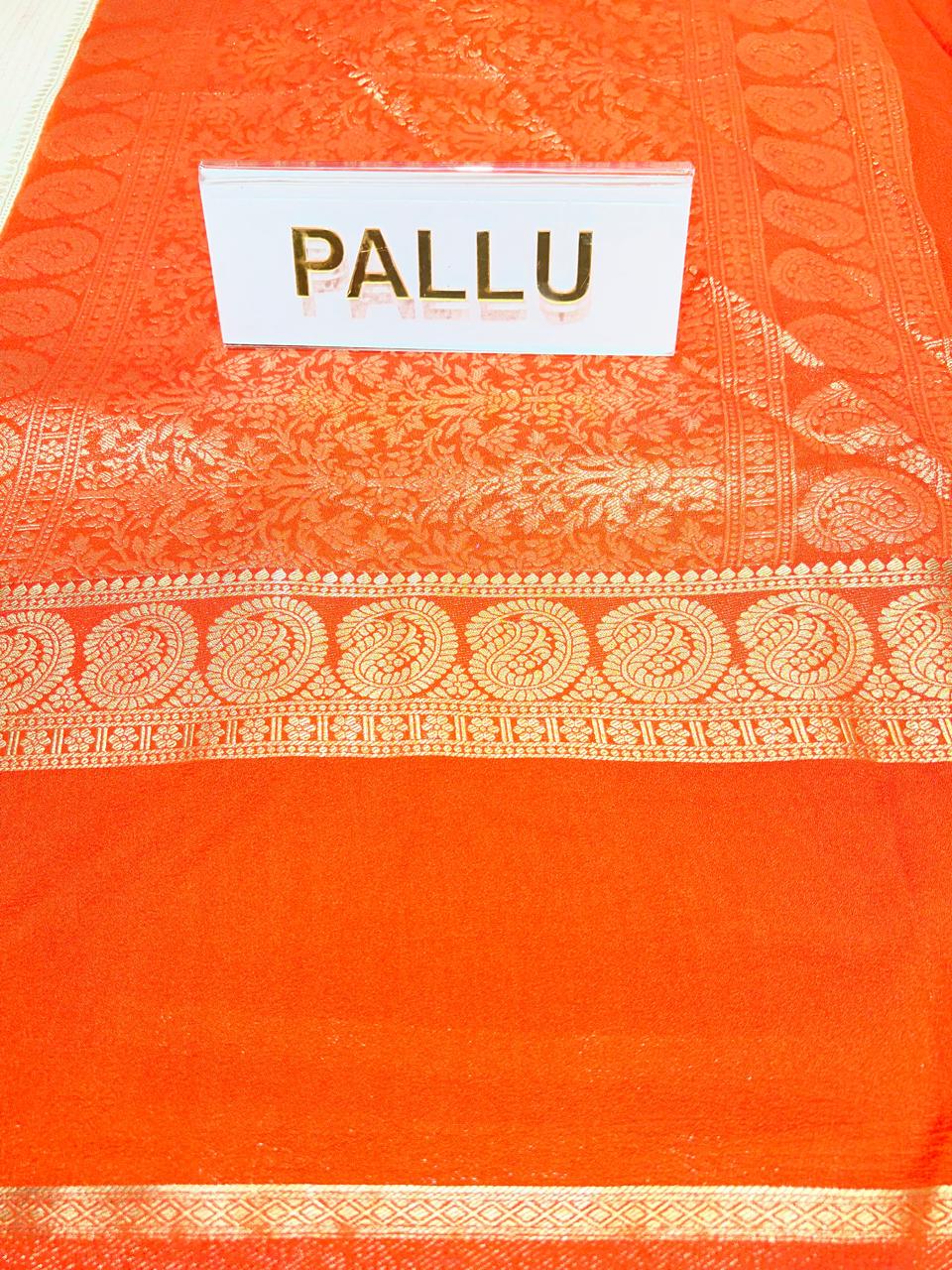 Semi Mysore Silk Saree.