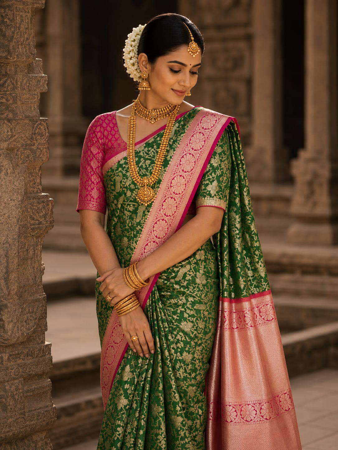 Pure Kanchipuram Silk Saree