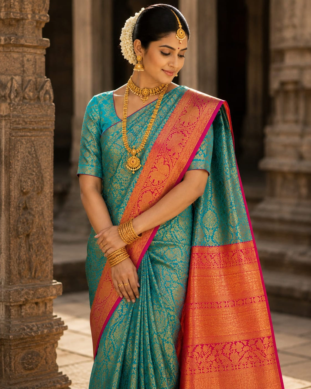 Pure Kanchipuram Silk Saree