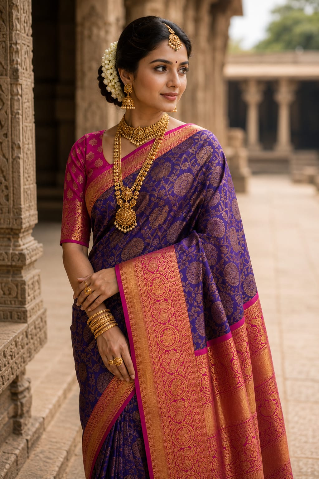 Pure Kanchipuram Silk Saree