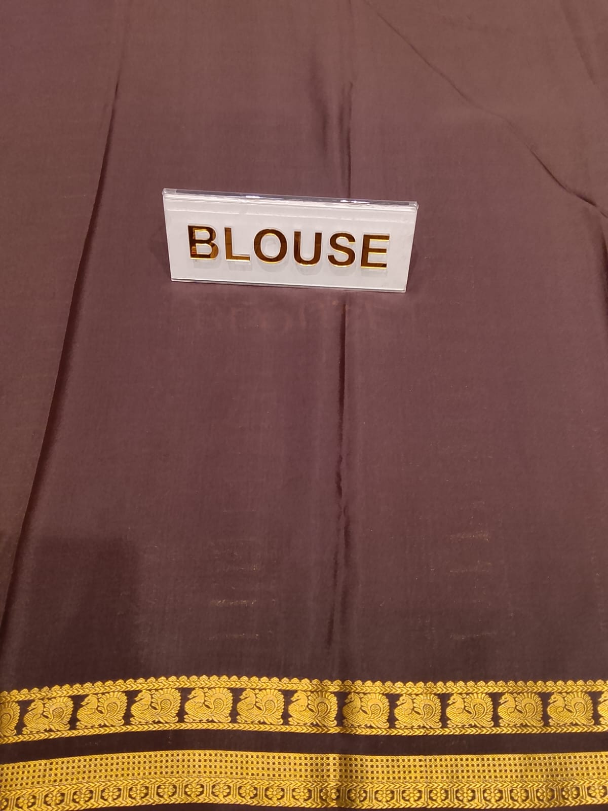 Pure Mysore Silk Saree.