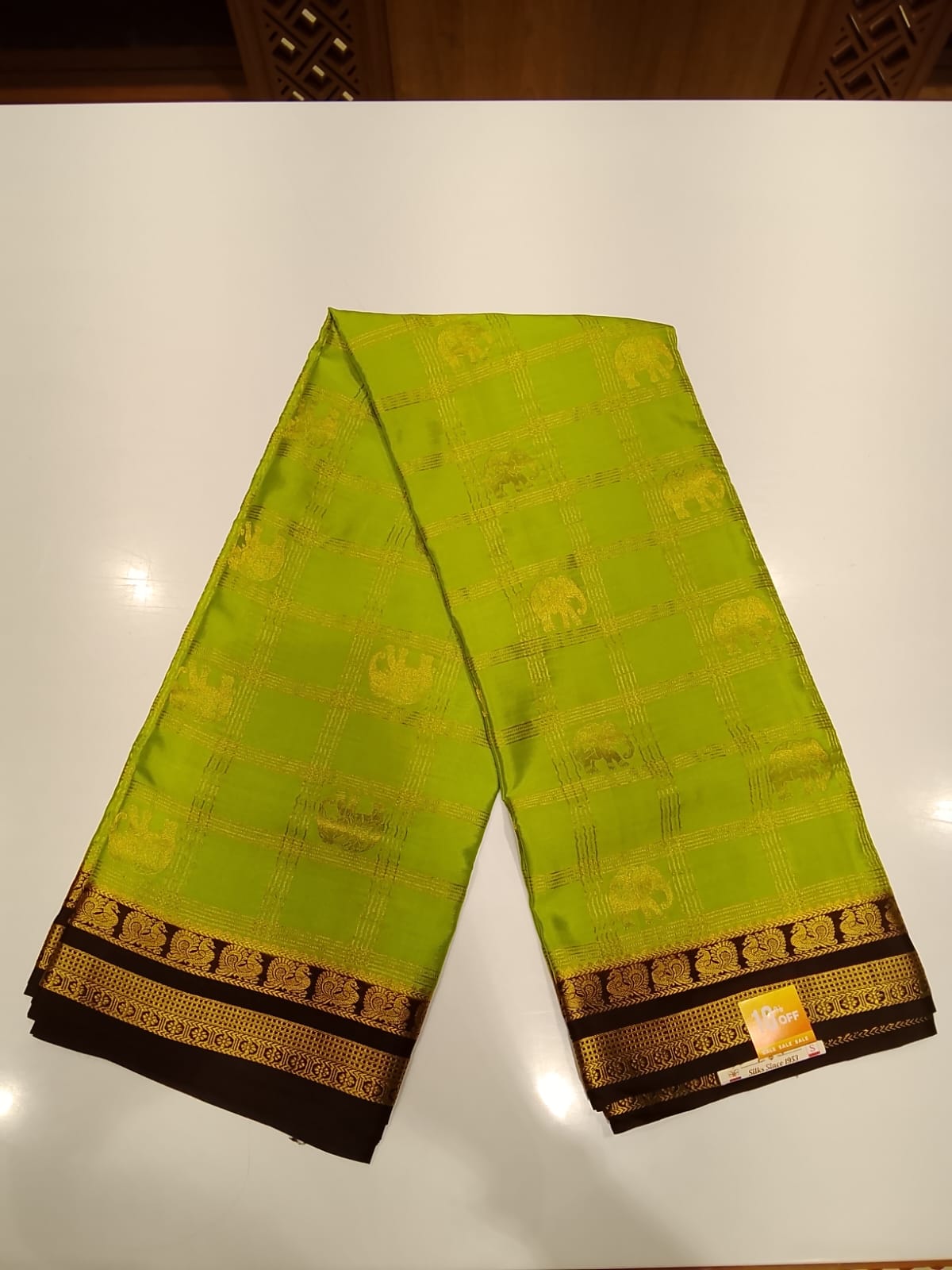Pure Mysore Silk Saree.