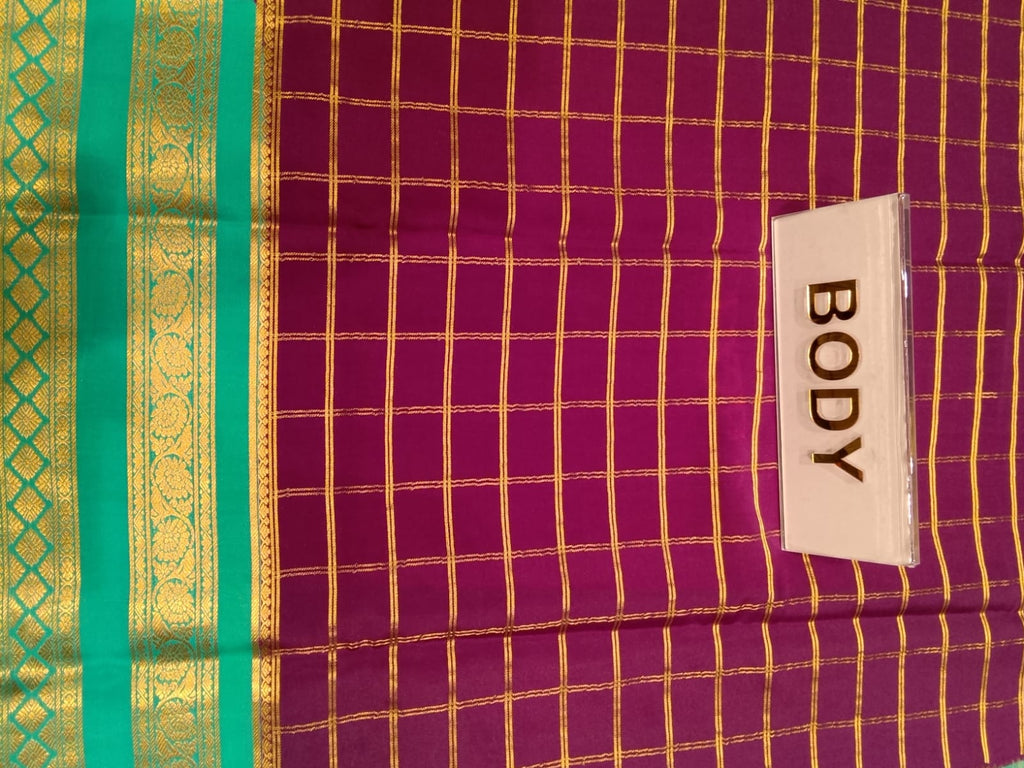 Pure Mysore Silk Saree.