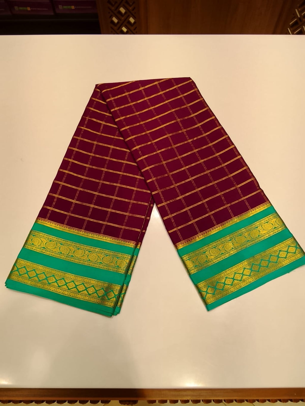 Pure Mysore Silk Saree.