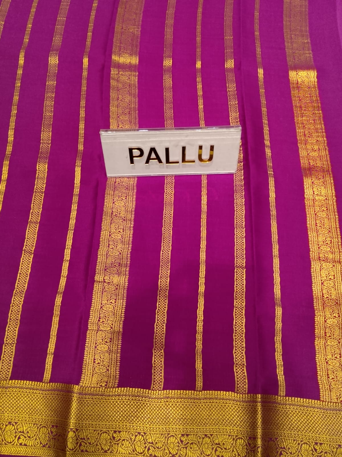 Pure Mysore Silk Saree.