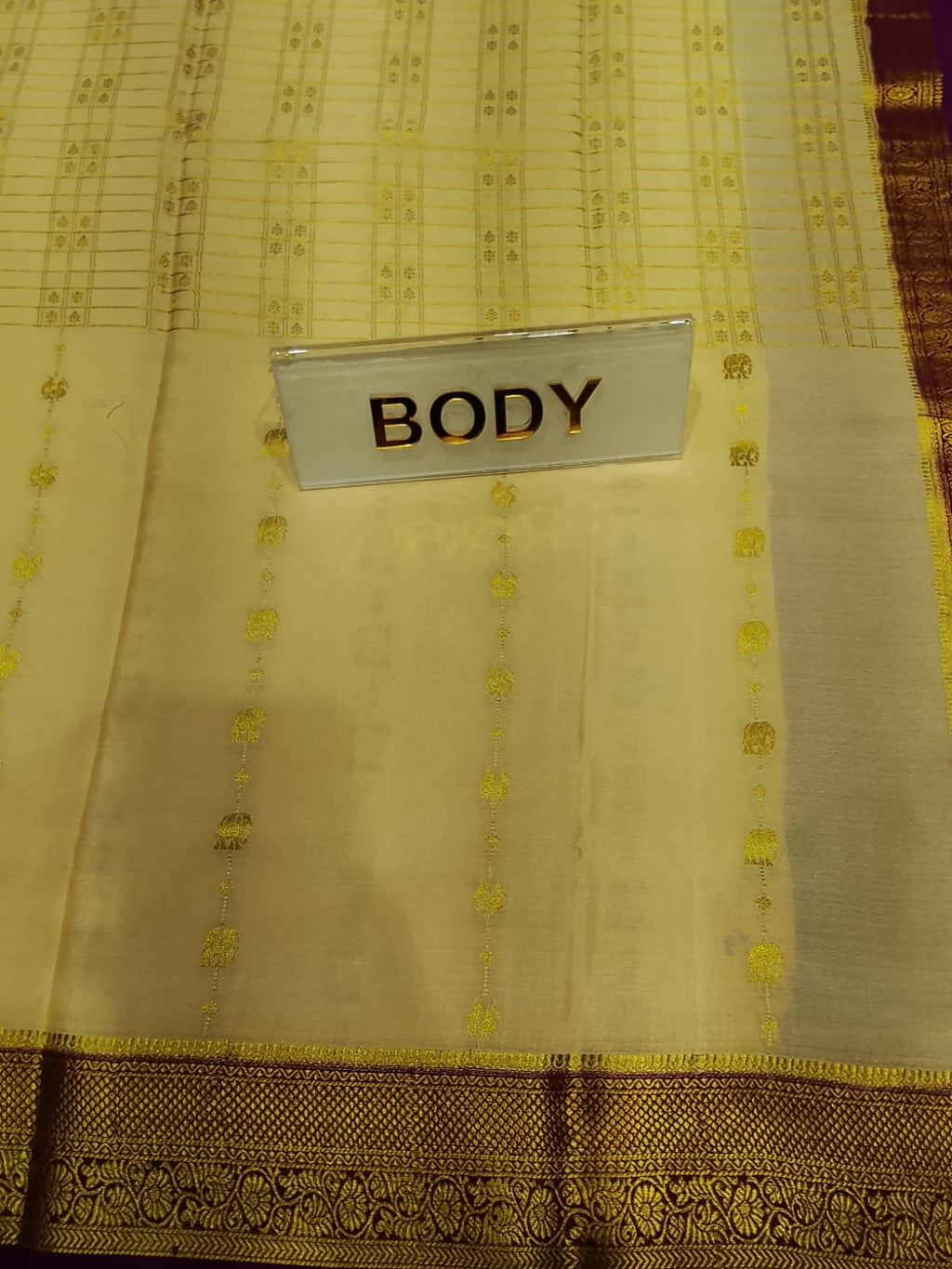 Pure Mysore Silk Saree.