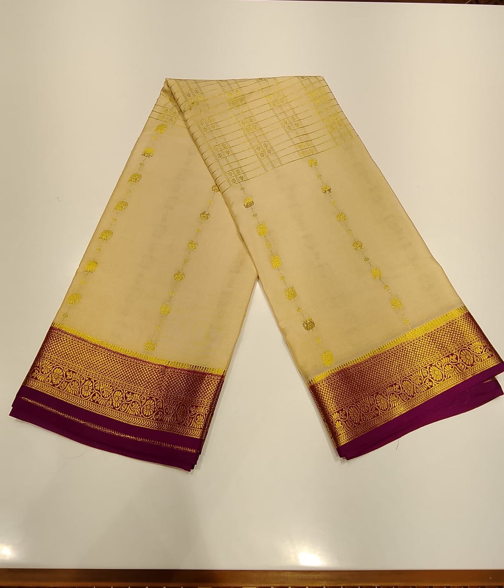 Pure Mysore Silk Saree.