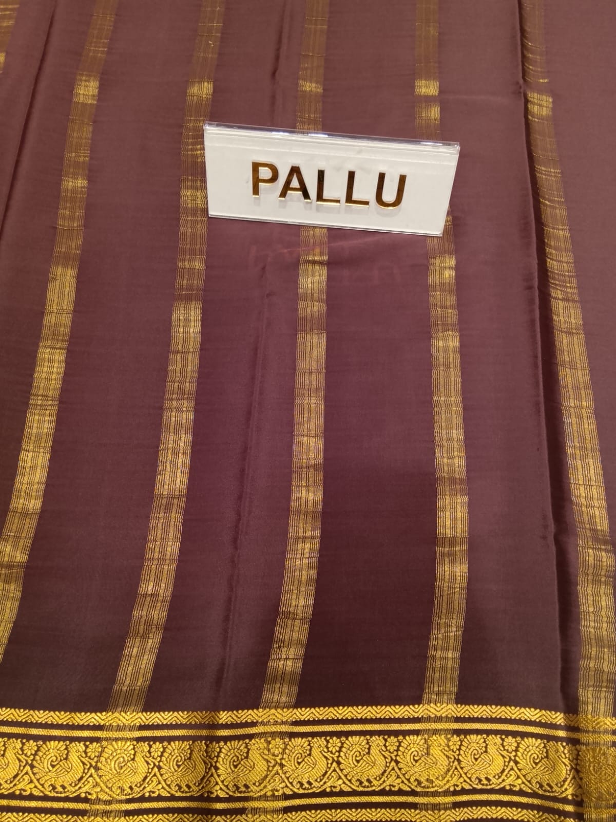 Pure Mysore Silk Saree.