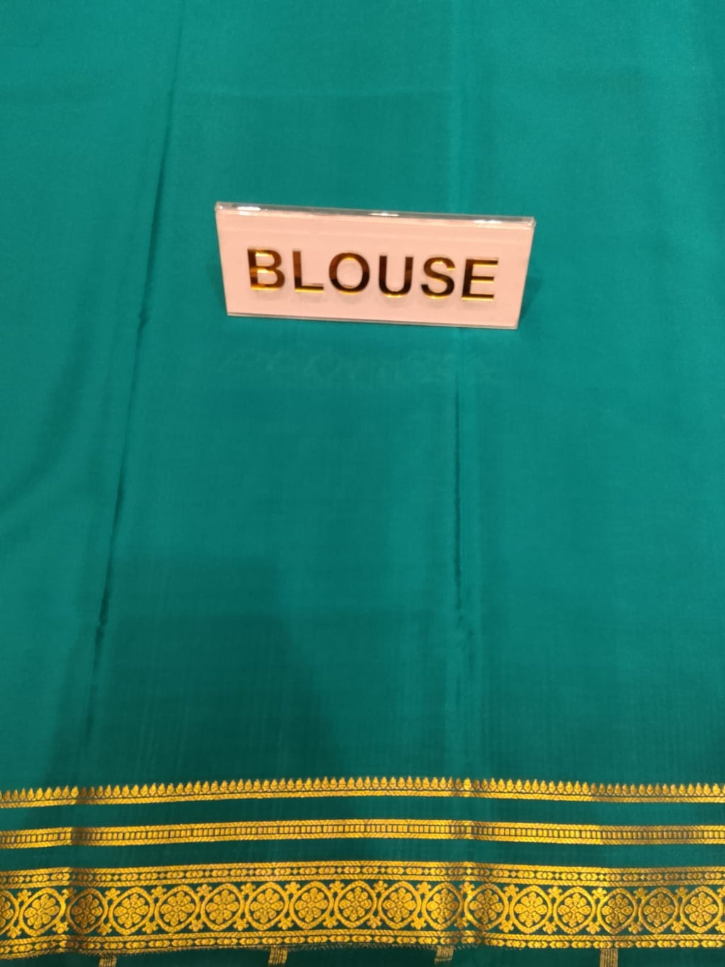 Pure Mysore Silk Saree.