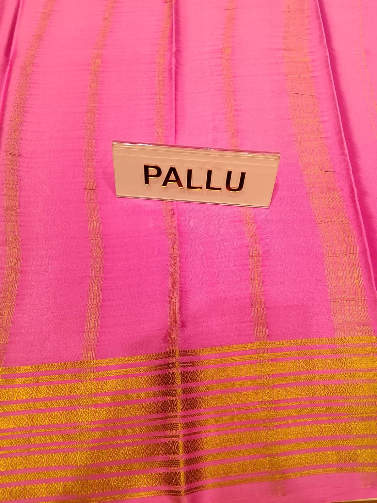 Pure Mysore Silk Saree.