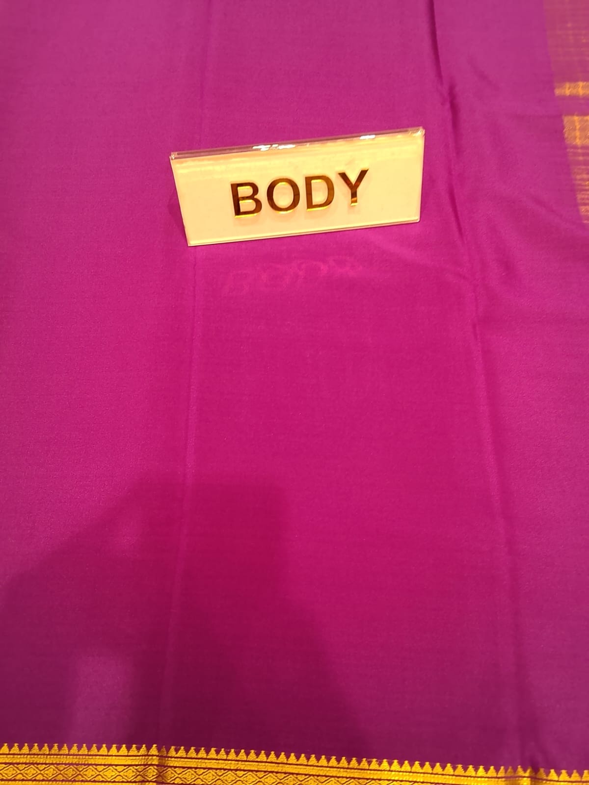 Pure Mysore Silk Saree.
