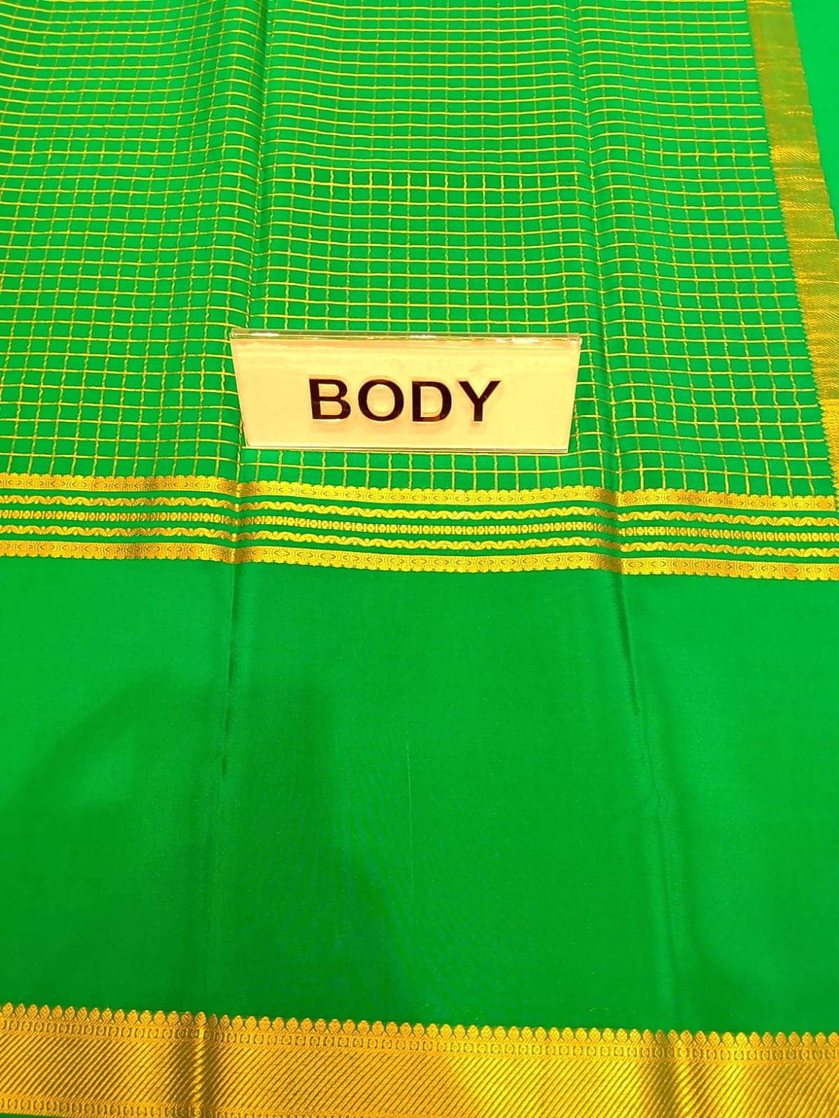 Pure Mysore Silk Saree.