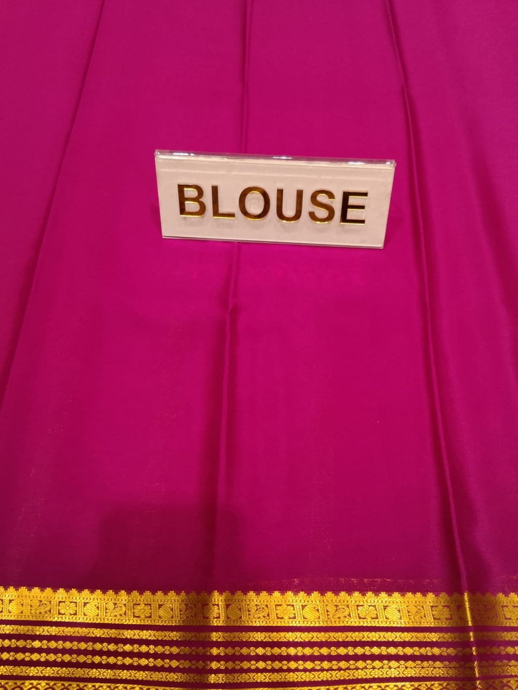 Pure Mysore Silk Saree.