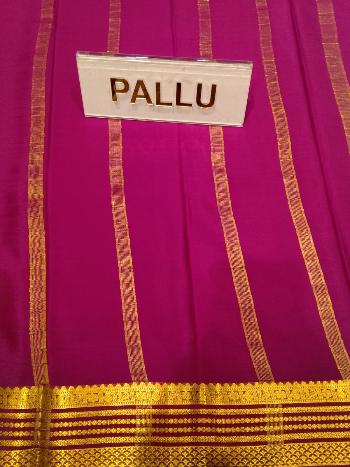 Pure Mysore Silk Saree.