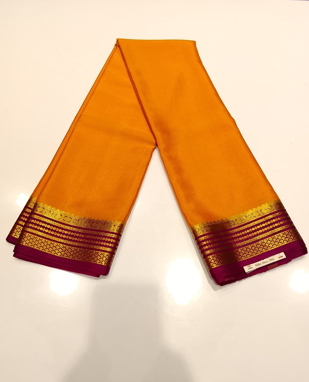 Pure Mysore Silk Saree.