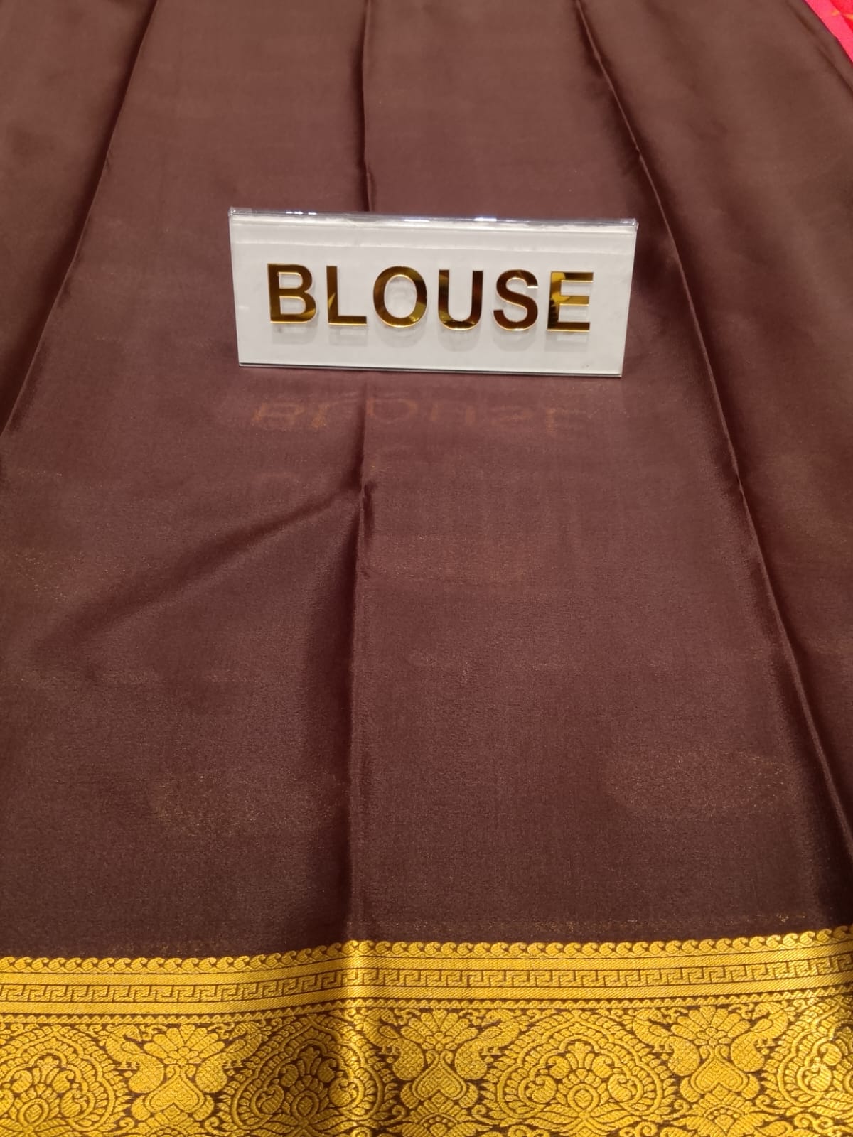 Pure Mysore Silk Saree.