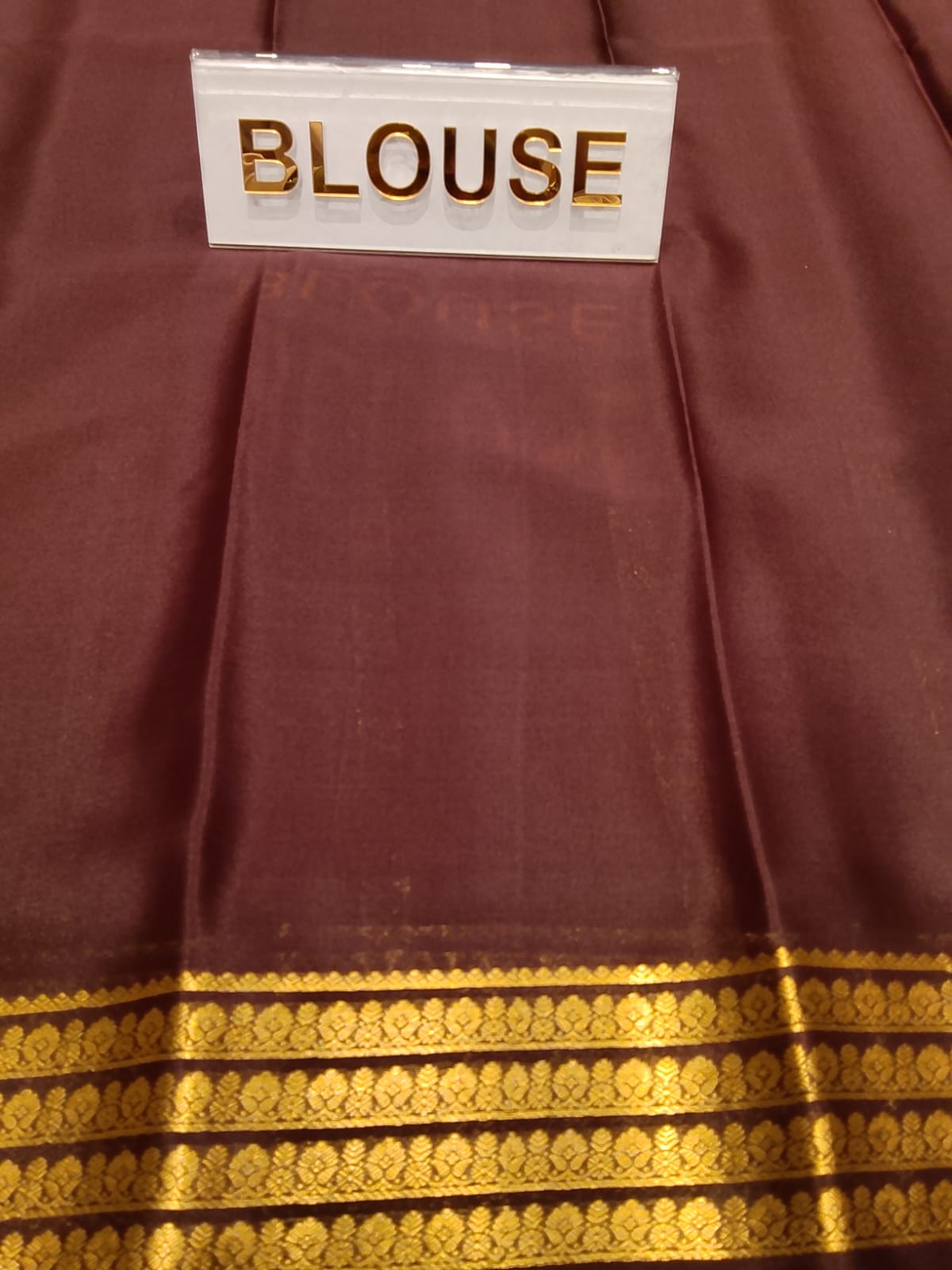 Pure Mysore Silk Saree.