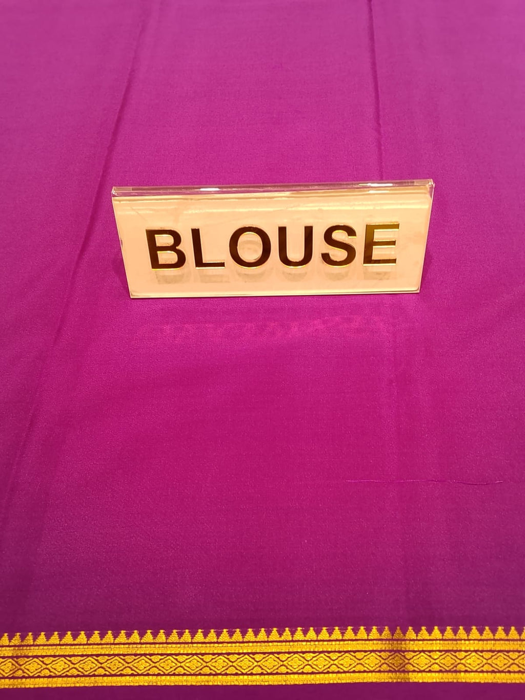Pure Mysore Silk Saree.