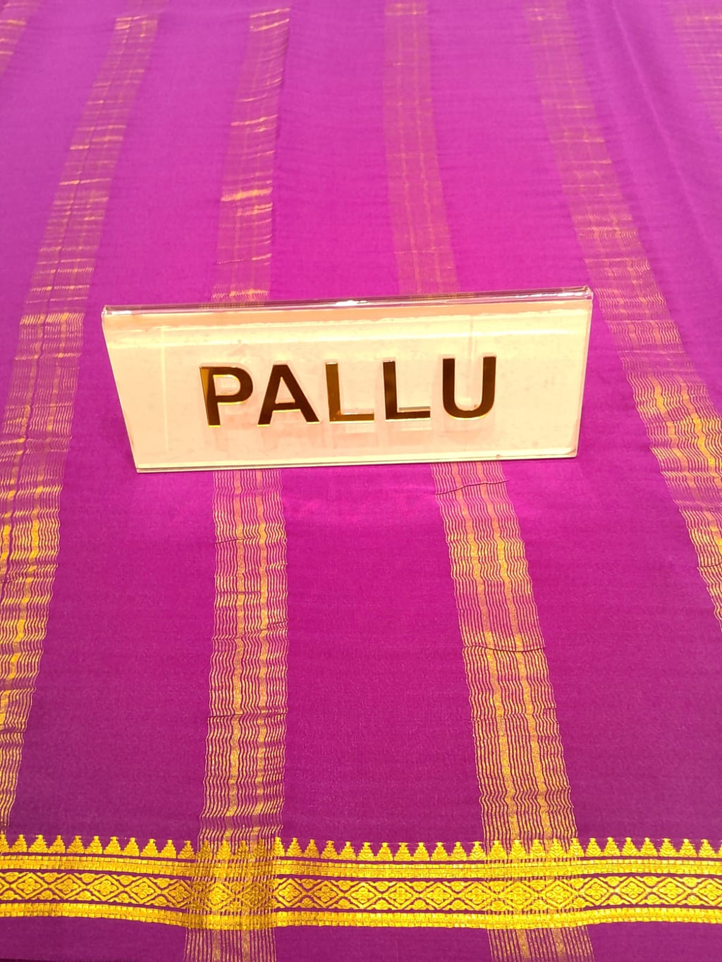 Pure Mysore Silk Saree.