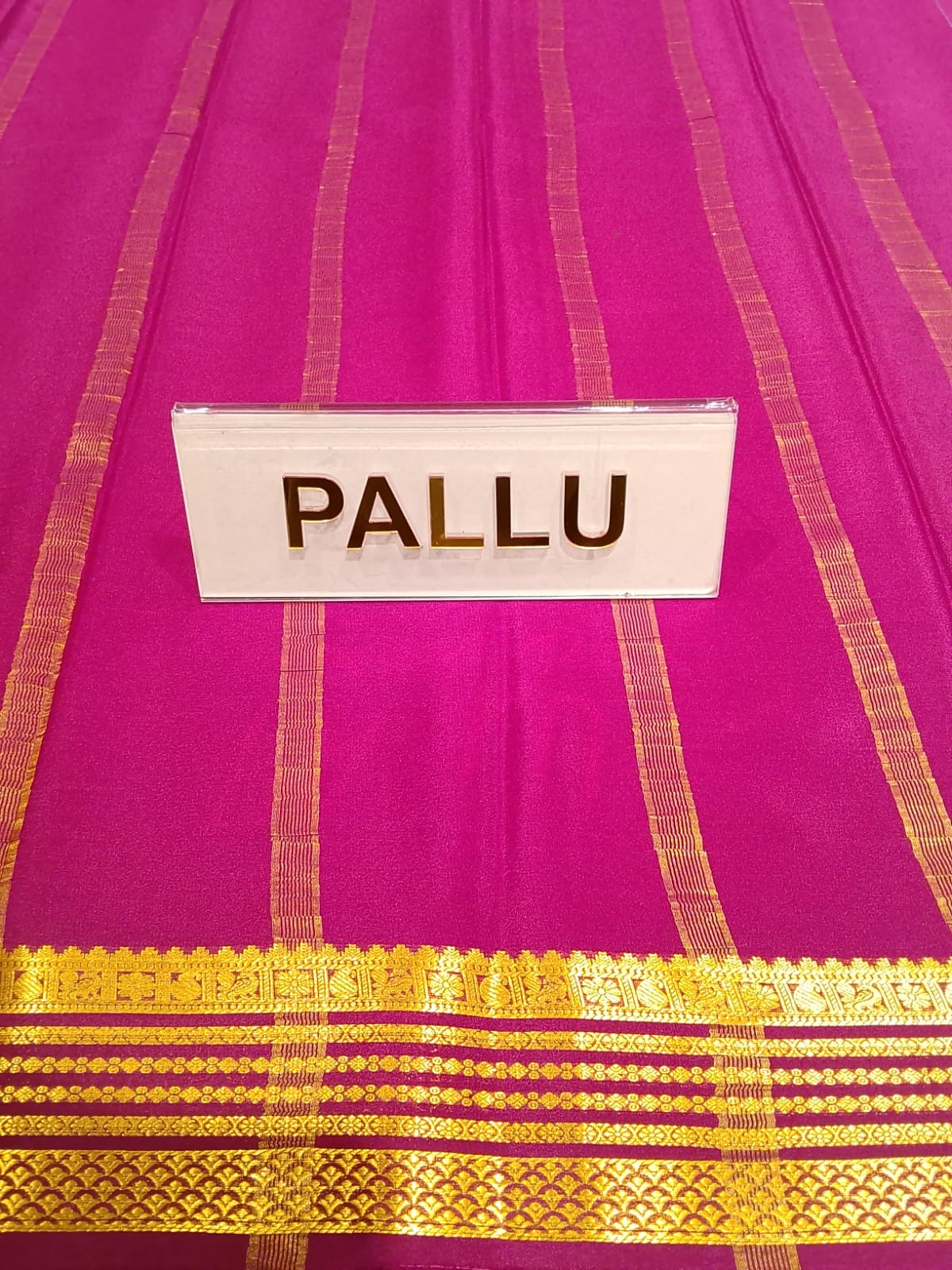 Pure Mysore Silk Saree.