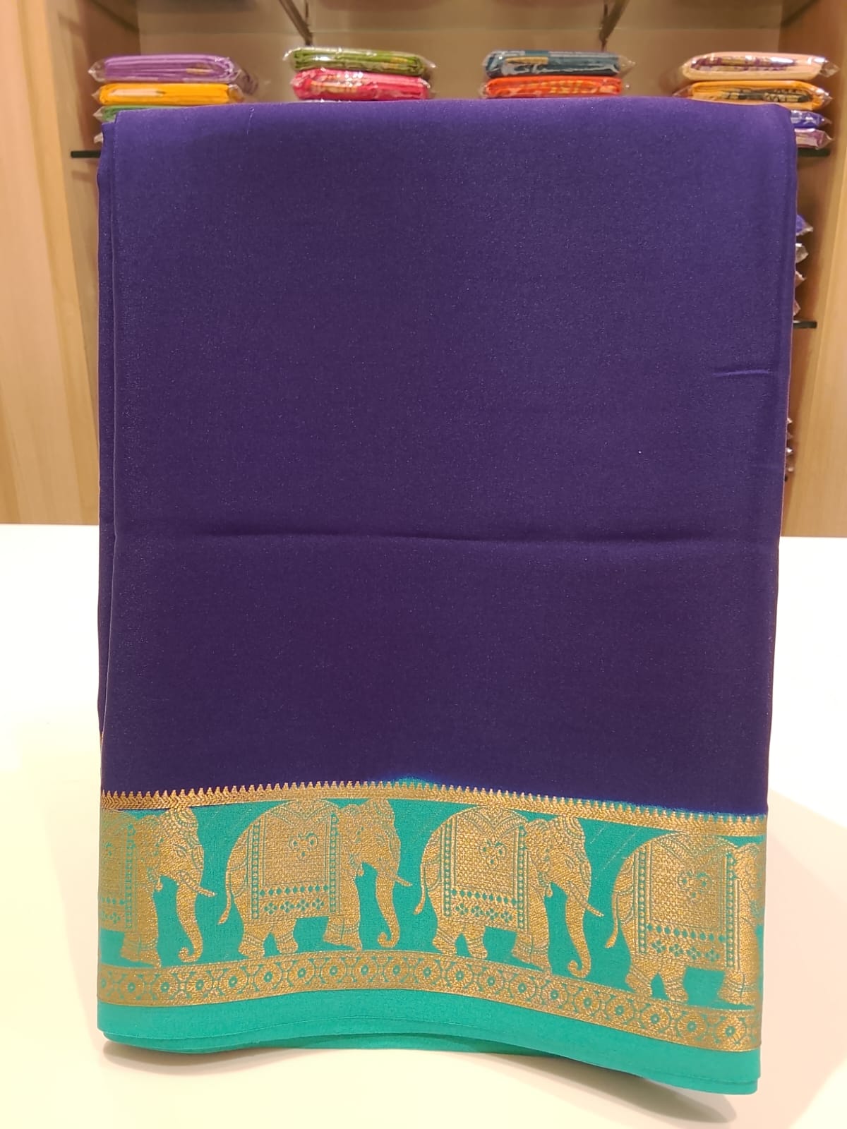 Pure Mysore Silk Saree.