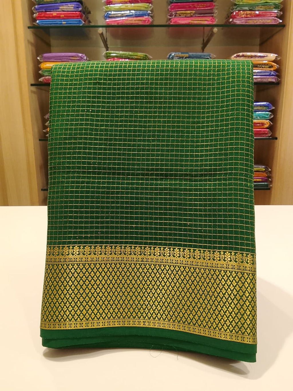 Pure Mysore Silk Saree.